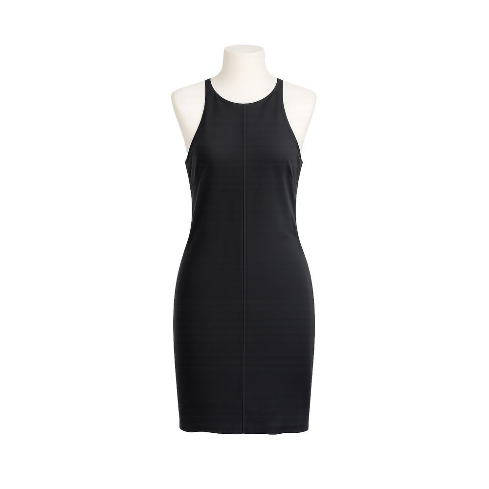 Athleta Whirlwind Tank Dress – Built-In Bra – Black – Size M